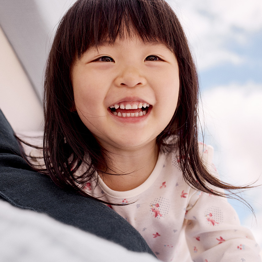 Pyjama 2 pièces effet côtelé et imprimé oiseaux pour bébé fille 