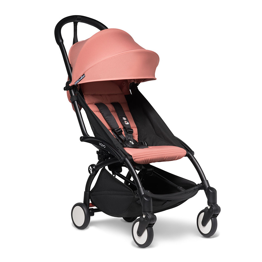 Poussette complète YOYO² nouveau pack 0+ et 6+ châssis noir - Ginger 