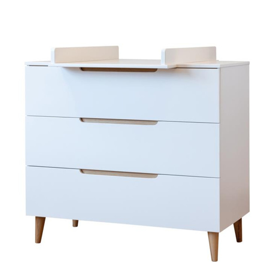 Commode Boho avec plan à langer White 