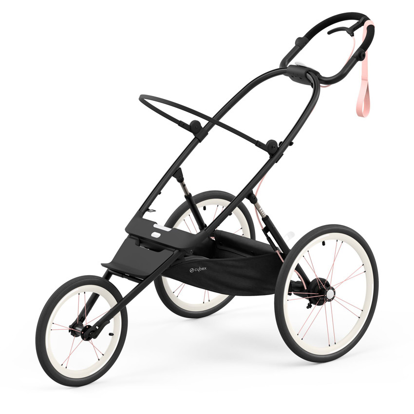 Châssis poussette running AVI - Black/Pink 