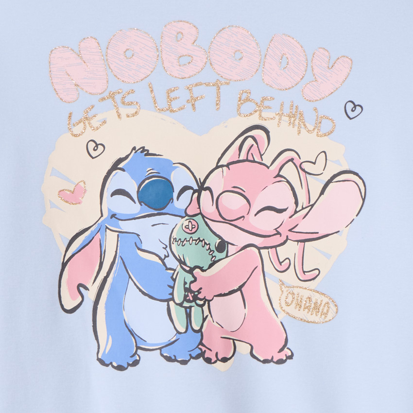 Sweat molleton Stitch & Angel Disney pour fille 