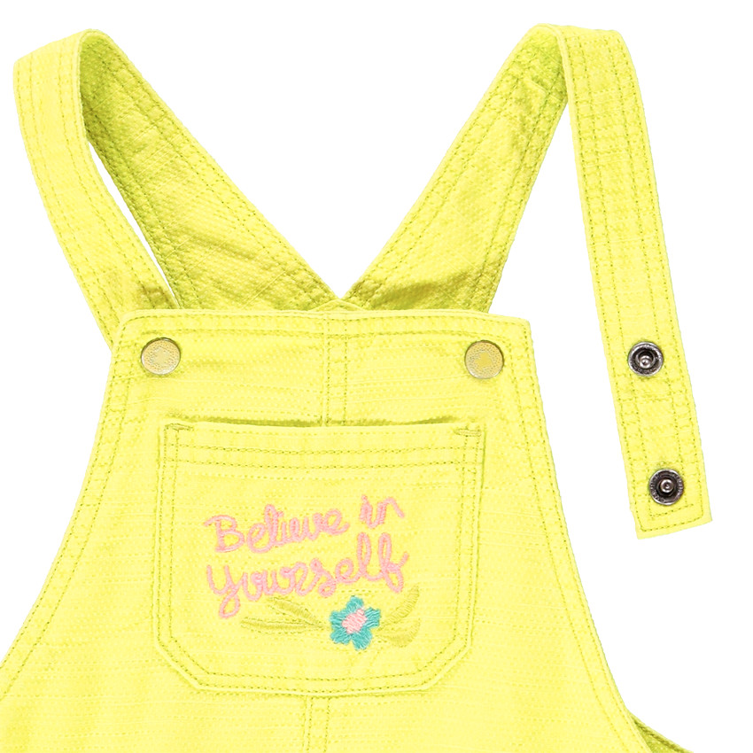 Korte salopette voor baby meisje 