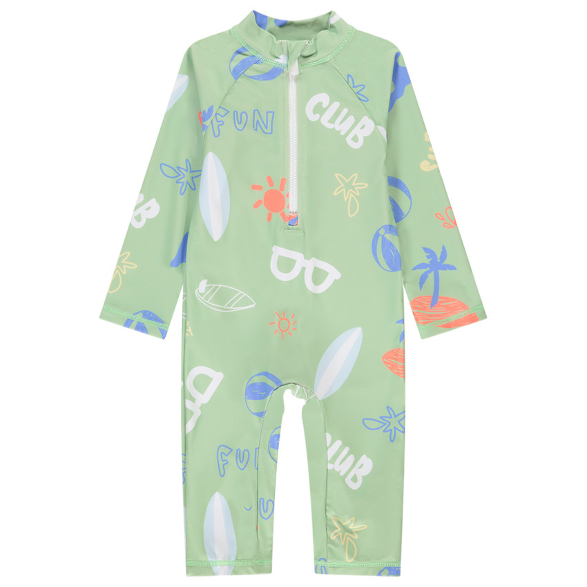 Combinaison de bain anti-UV et imprimé pour bébé garçon  