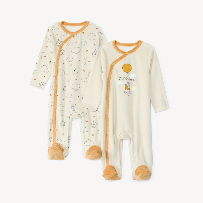 Lot de 2 dors-bien Winnie l'Ourson Disney pour bébé garçon avec ouvertures différentes selon l'âge 