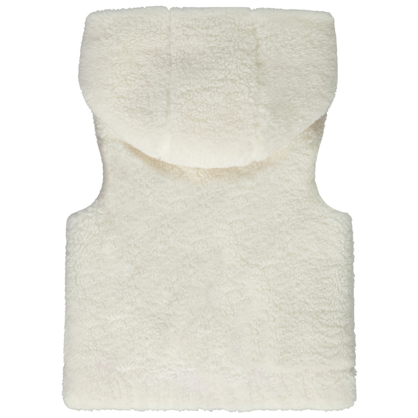 Gilet sans manches en sherpa moutonné pour fille 