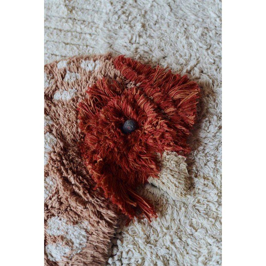 Tapijt katoen wasbaar 110x100cm Animals Chicken 