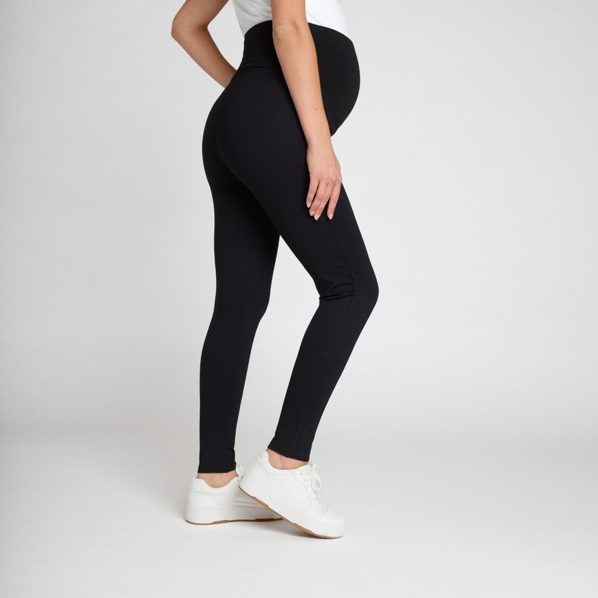 Legging de grossesse en milano avec bandeau haut 