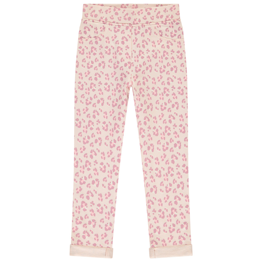 Jegging fantaisie en maille french terry fille 