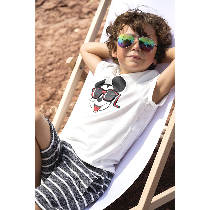 Set van speels T-shirt met Mickey Disney-print 