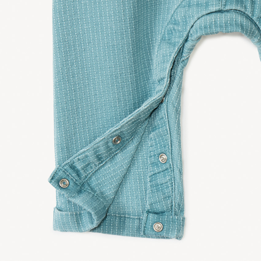 Ensemble 2 pièces avec salopette pour bébé garçon 