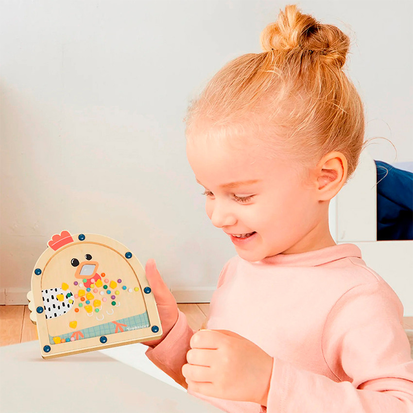 Voer de kip houten spel 3jaar+ 