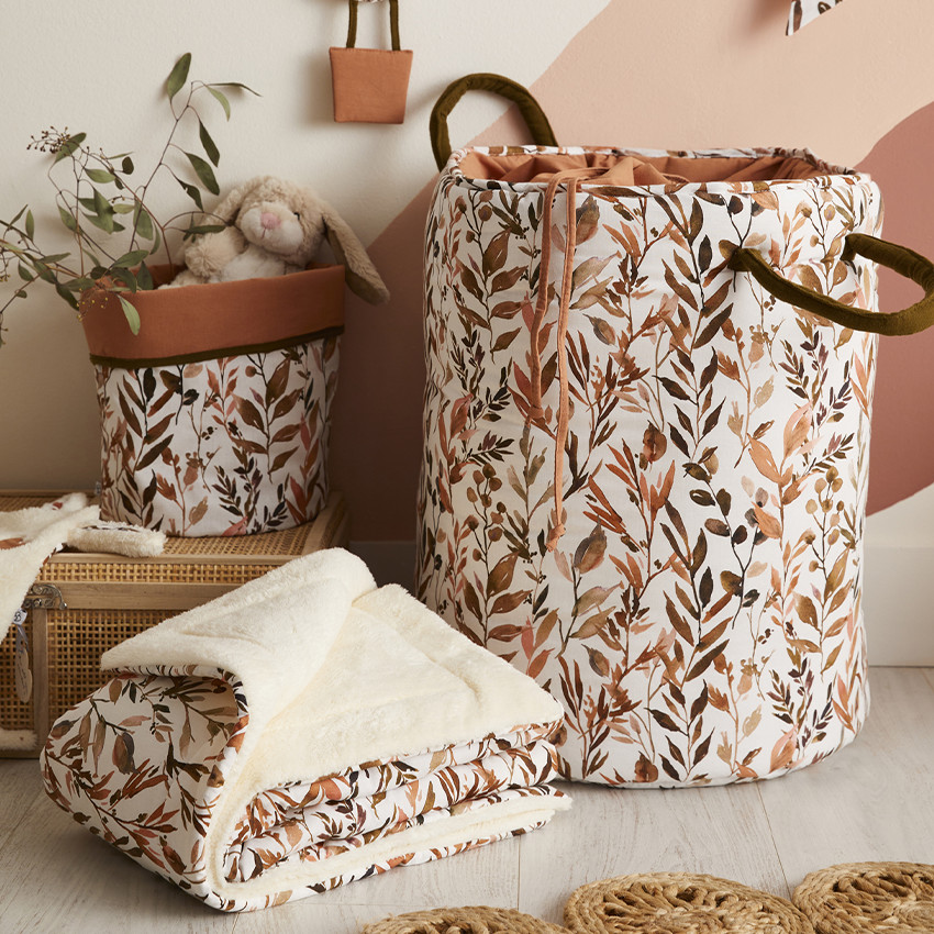 Lot de 2 corbeilles de rangement Caramel Forest 