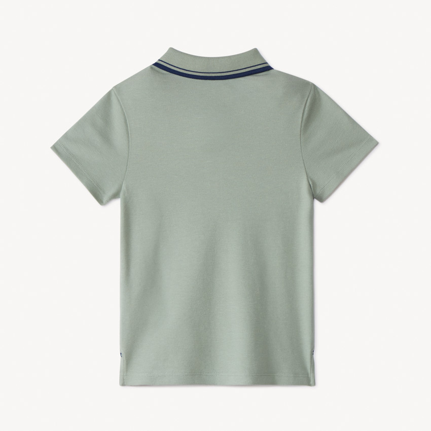 Polo manches courtes brodé scooter pour bébé garçon 