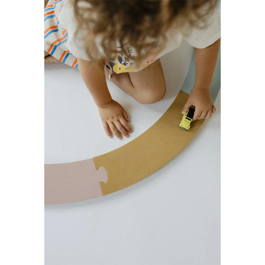 Imagipath in schuim creatie van loopbaan of racebaan 