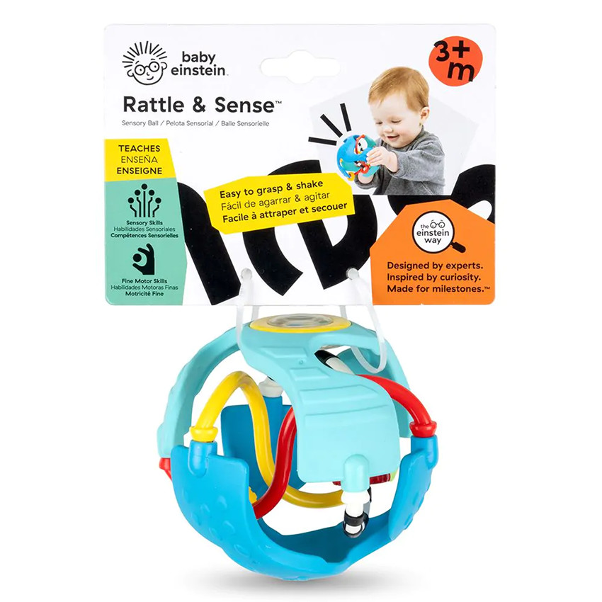 Sensorische ball en rammelaar Rattle & Sense +3M 