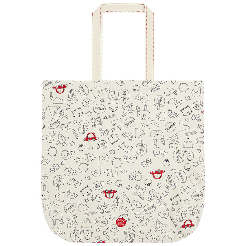Tote bag imprimé fantaisie 
