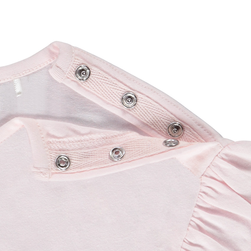 T-shirt manches courtes print Marie Disney et sequins pour bébé fille 