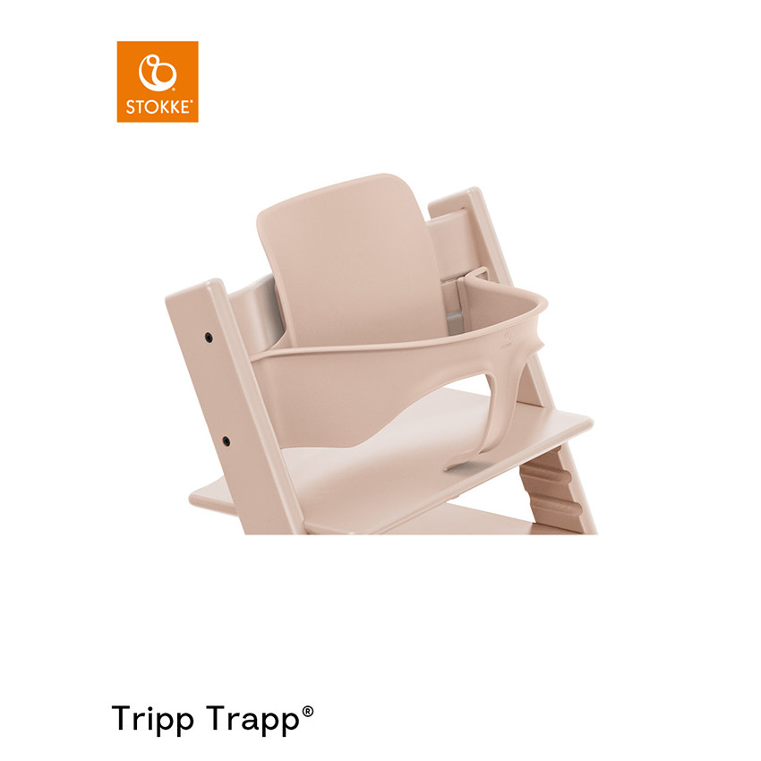Baby Set² pour chaise haute Tripp Trapp rose poudré 