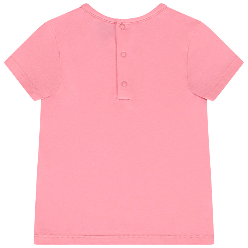 T-shirt manches courtes en jersey print fantaisie pour bébé fille 