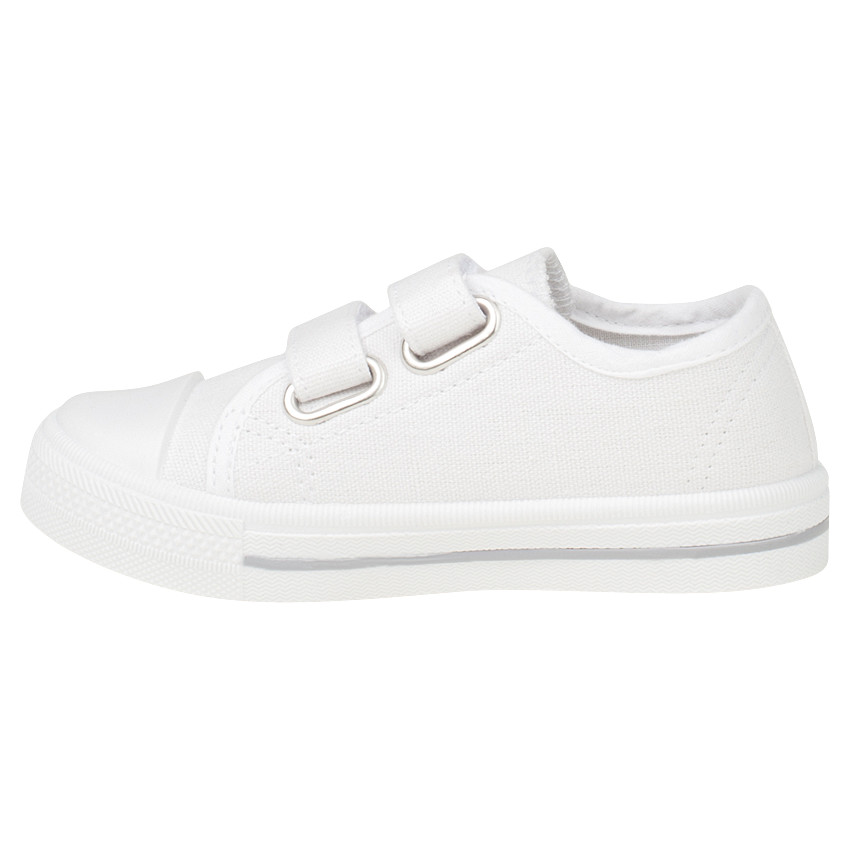 Baskets basses en toile à scratchs du 20 au 23 