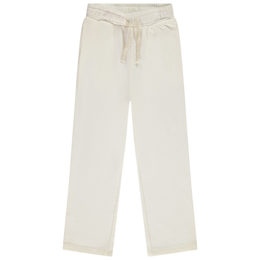 Jogging large en molleton uni pour fille 