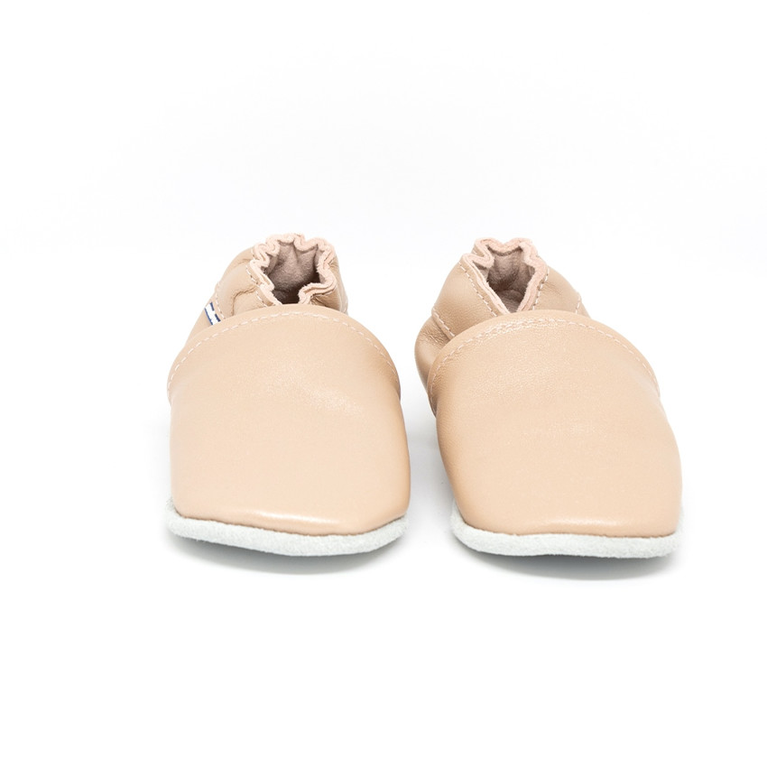 Slofjes Babysoft 12-18M leder Pearl 