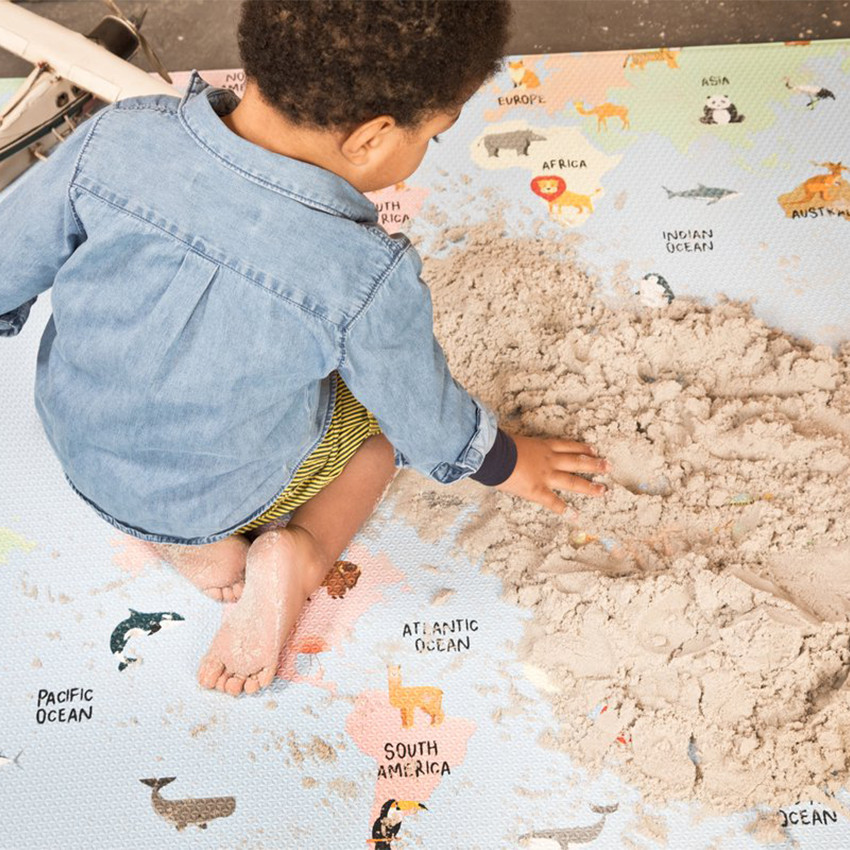 Tapis de jeu et d'éveil 100x140cm Little Adventurer  