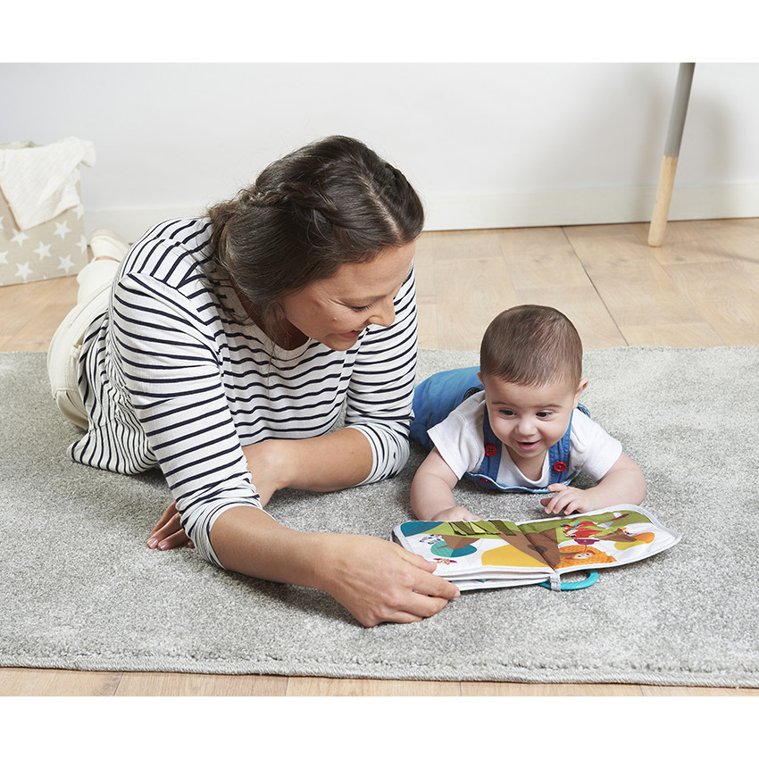 Livre en tissu "Devine où je voyage" 