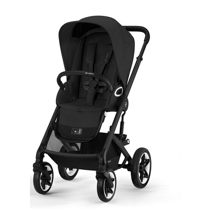 Poussette Talos S Lux Châssis Noir - Moon Black 