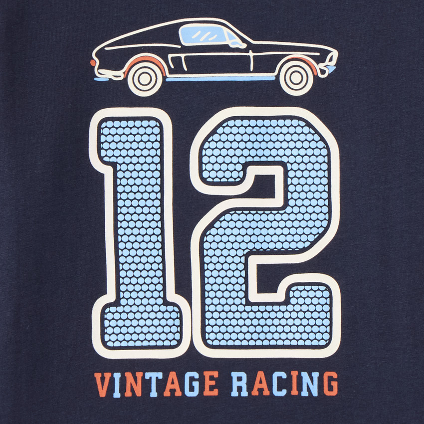 T-shirt manches longues imprimé voiture garçon 