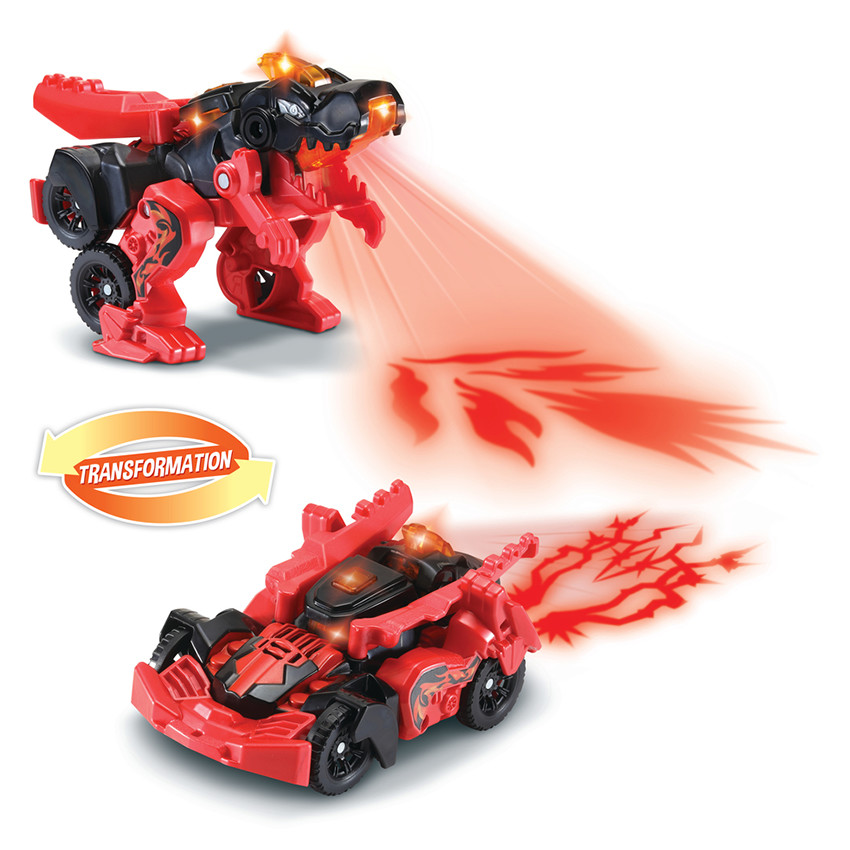 Petits switch & go dinos fire - vehicule dinosaure
