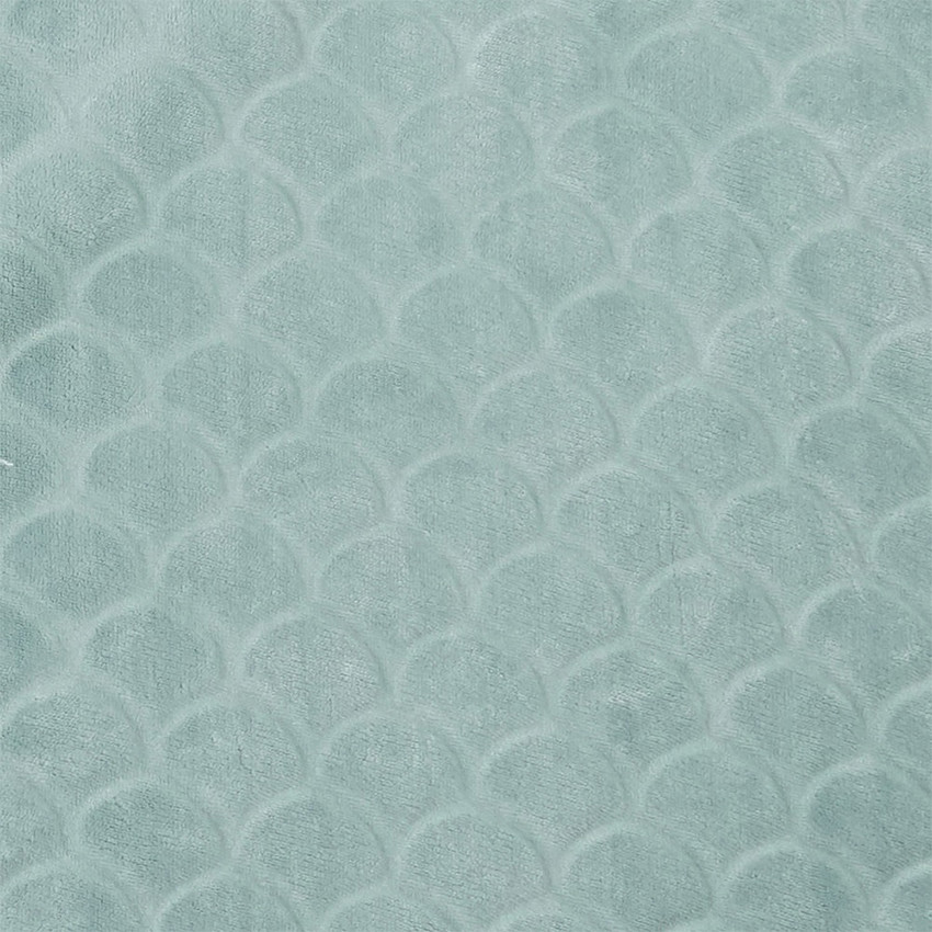 Deken Wavy - Groen grijs - Lapidou - 100x75 cm 