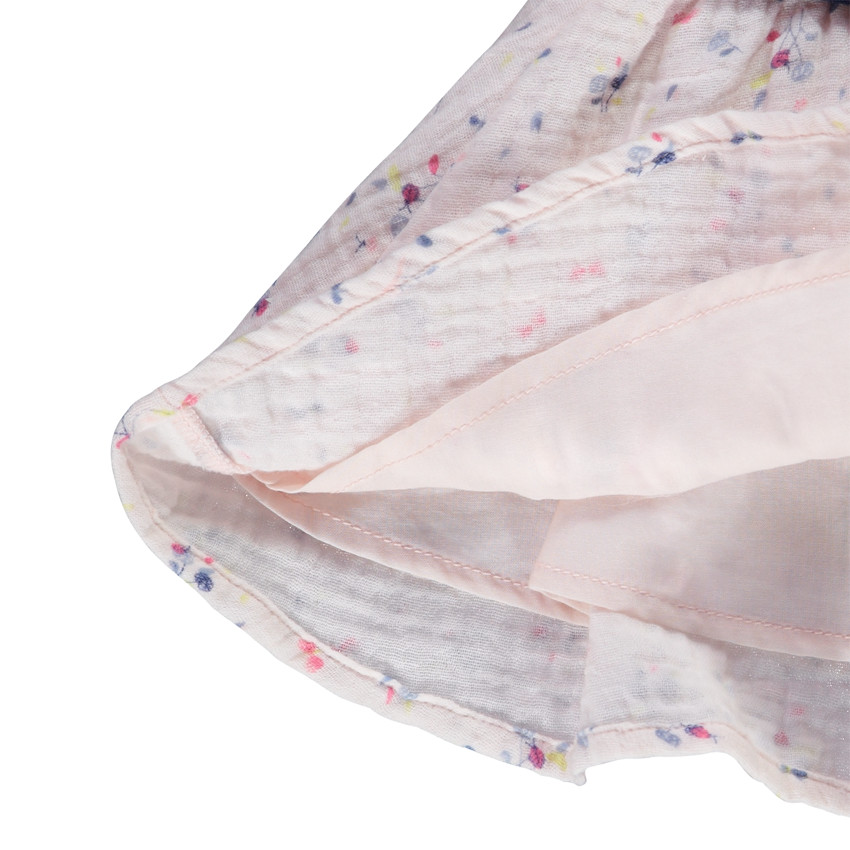 Robe 2 en 1 manches longues print coccinelle pour bébé fille 