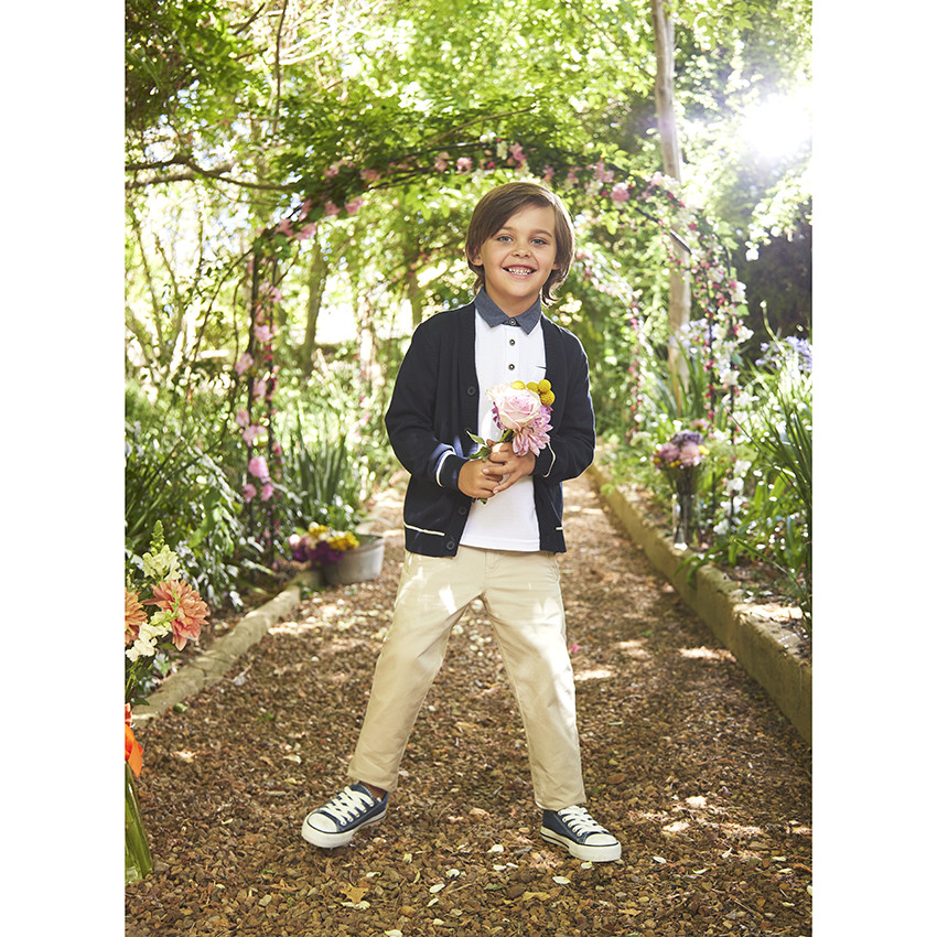 Gilet en maille pour garçon 