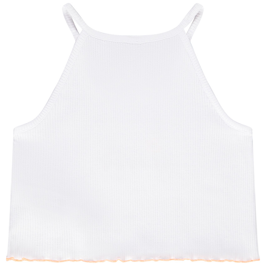 Topje met bretellen en borduren voor meisjes 