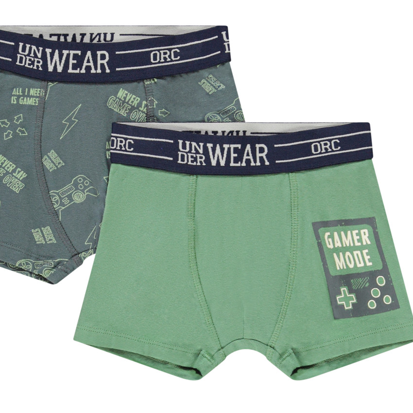 Lot de 4 boxers motifs jeux vidéo pour garçon 