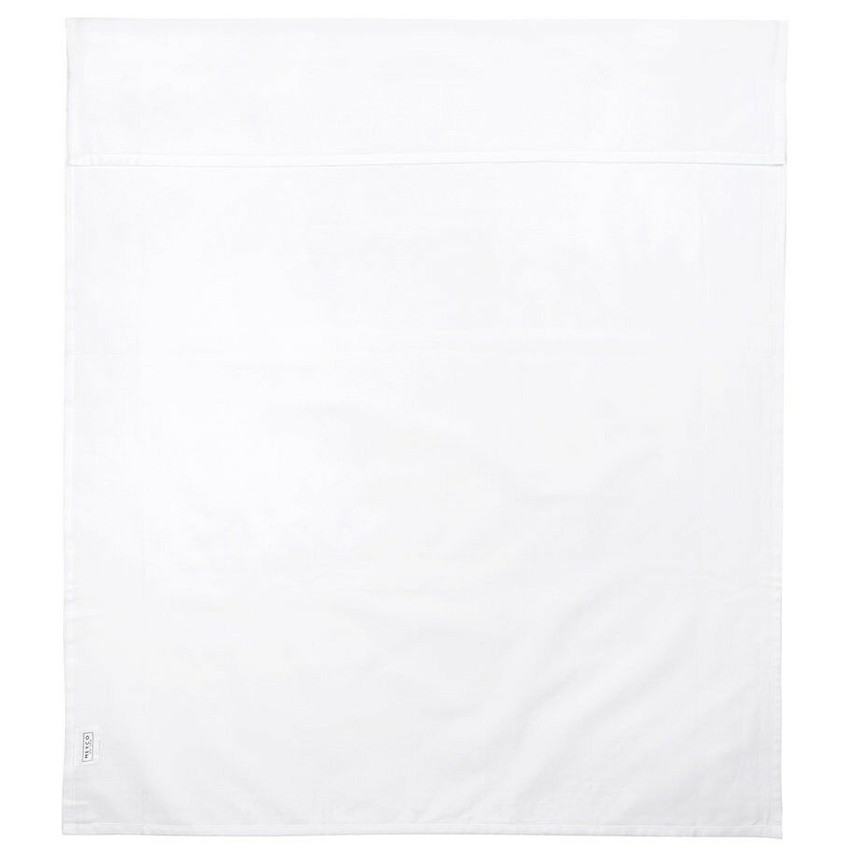 Drap uni - 75x100 cm - White/White - Lot de 2 pc 
