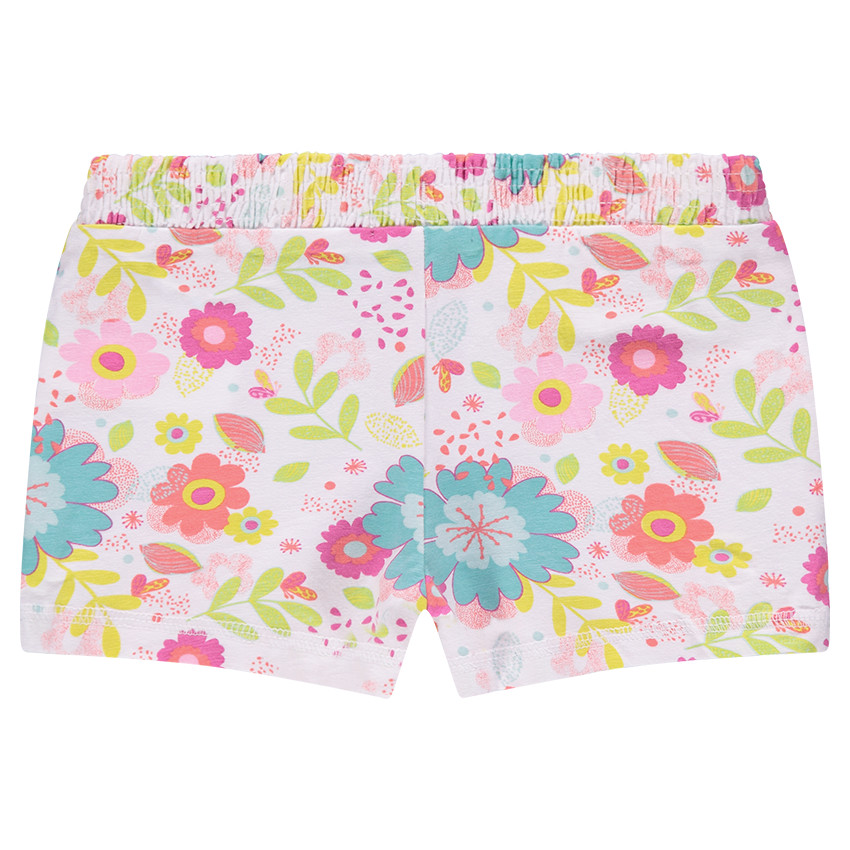 Short en jersey slub imprimé all-over 