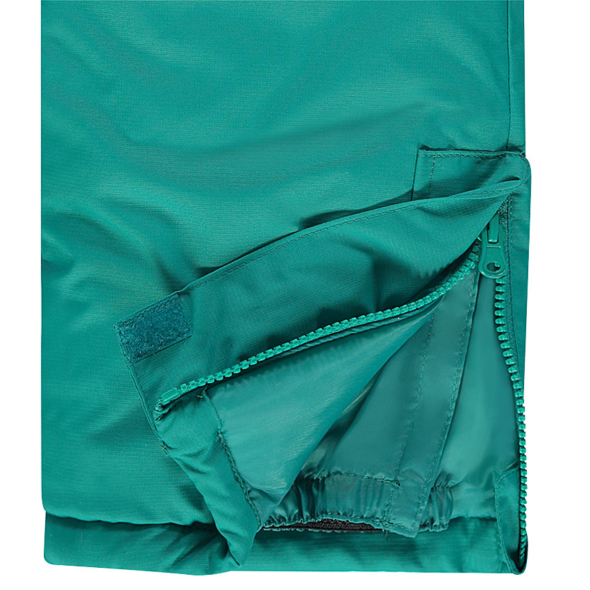 Combinaison de ski doublée micropolaire avec ceinture et capuche amovibles 