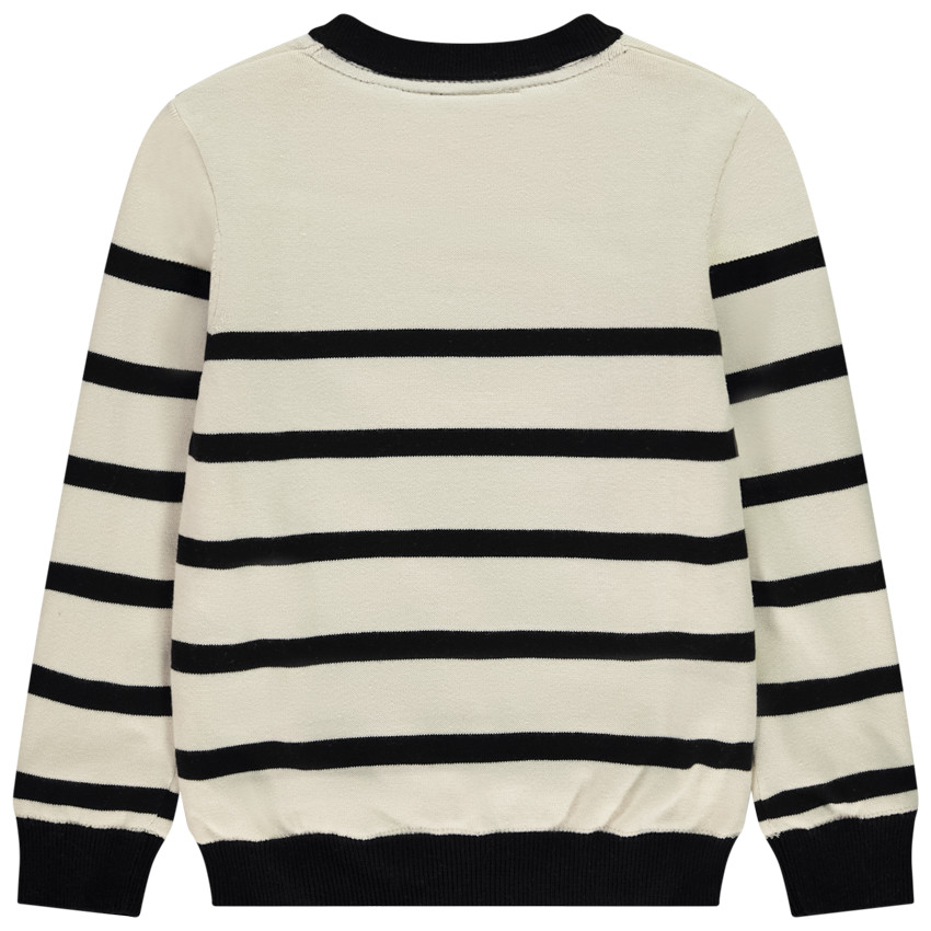 Pull à rayures avec broderie Batman Warner pour garçon 