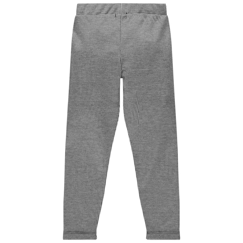 Legging en milano imprimé pied-de-poule 