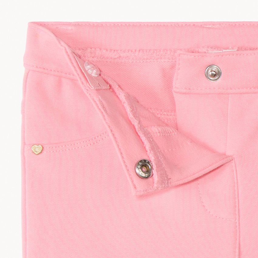 Pantalon en molleton uni pour bébé fille 
