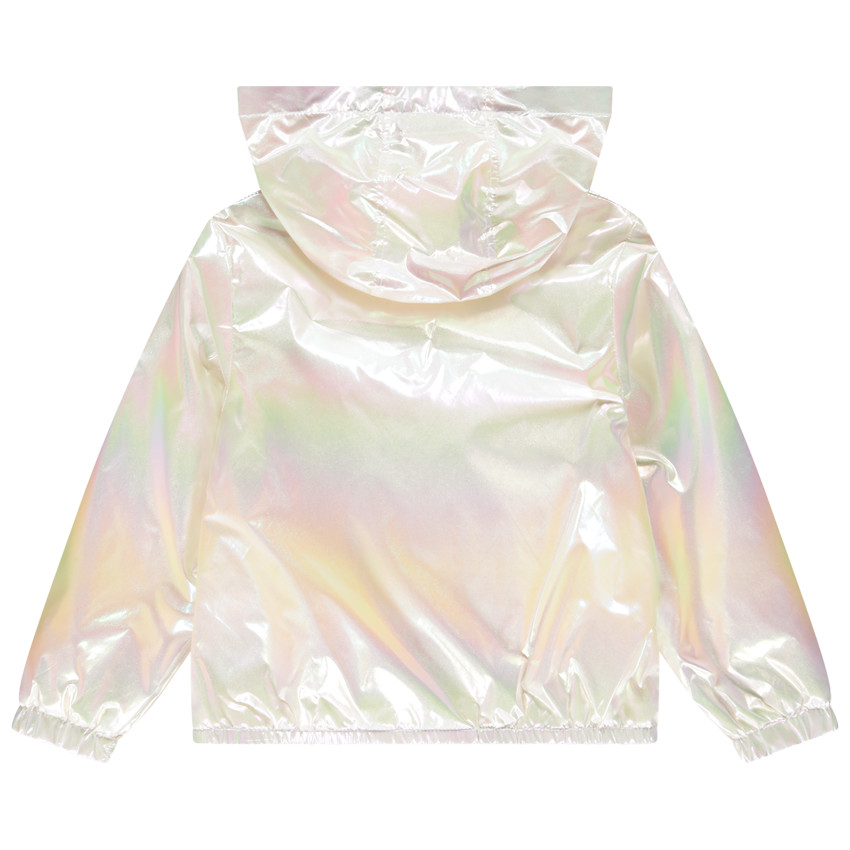 Coupe-vent iridescent doublé jersey pour fille 