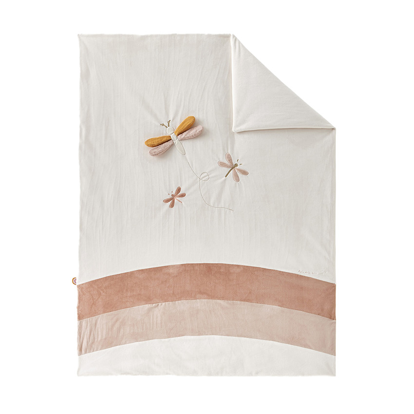 Couverture en veloudoux 100 x 140 cm Popsie, Gigi & Louli 