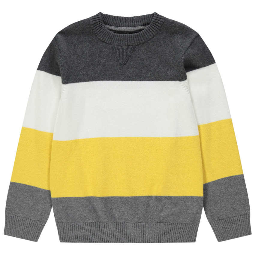 Pull en tricot esprit "color block" pour enfant garçon 