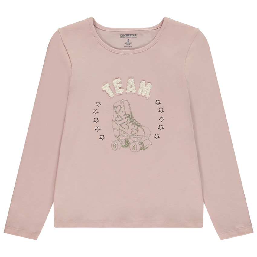 T-shirt met lange mouwen pailletten roller voor meisjes 