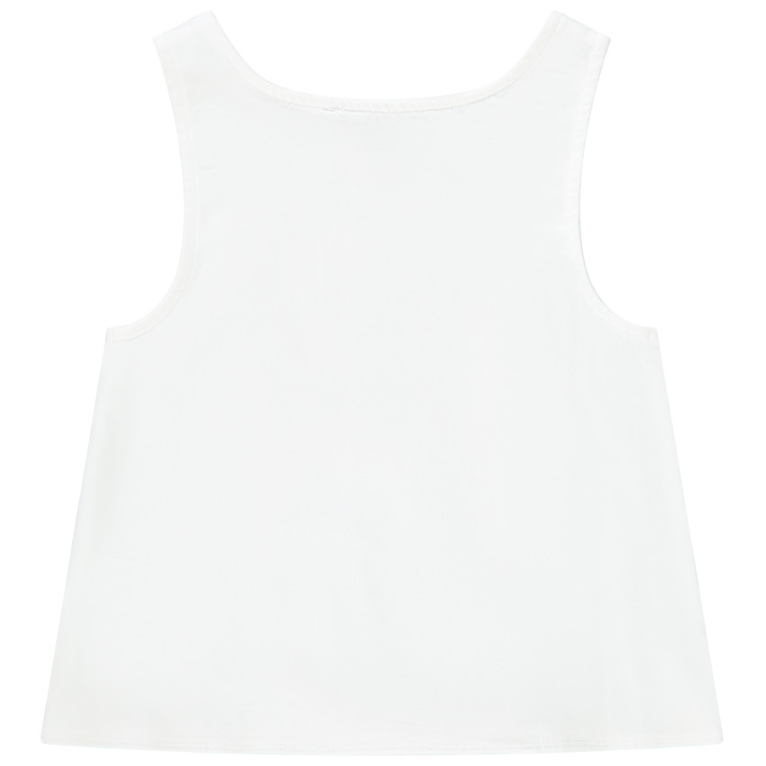 Débardeur en jersey avec détails en crochet pour fille 