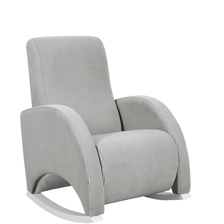 Schommelstoel Comfort Slow System White/Grey 