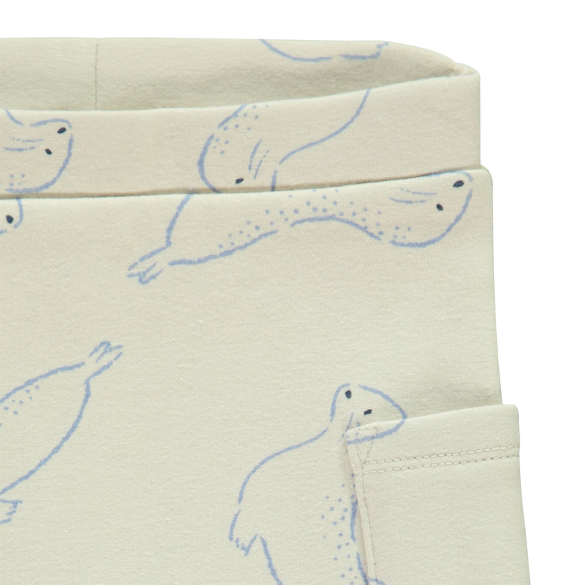 Ensemble 2 pièces motifs ourson et phoques pour bébé garçon 