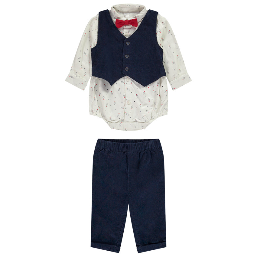 Ensemble 2 pièces de fête pour bébé garçon 